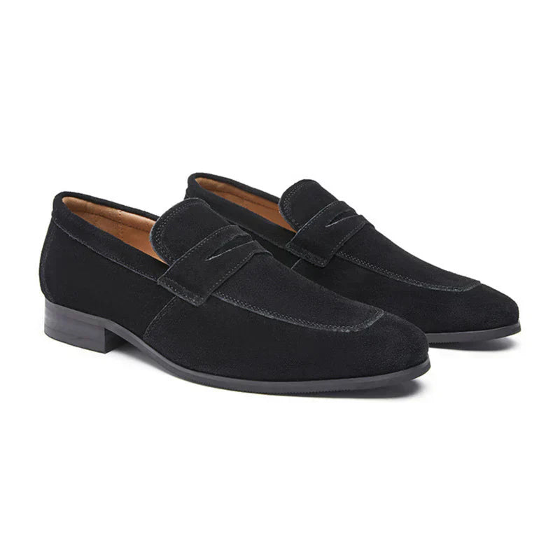 Mystique™ | Old Money Mocassins à lanières en daim