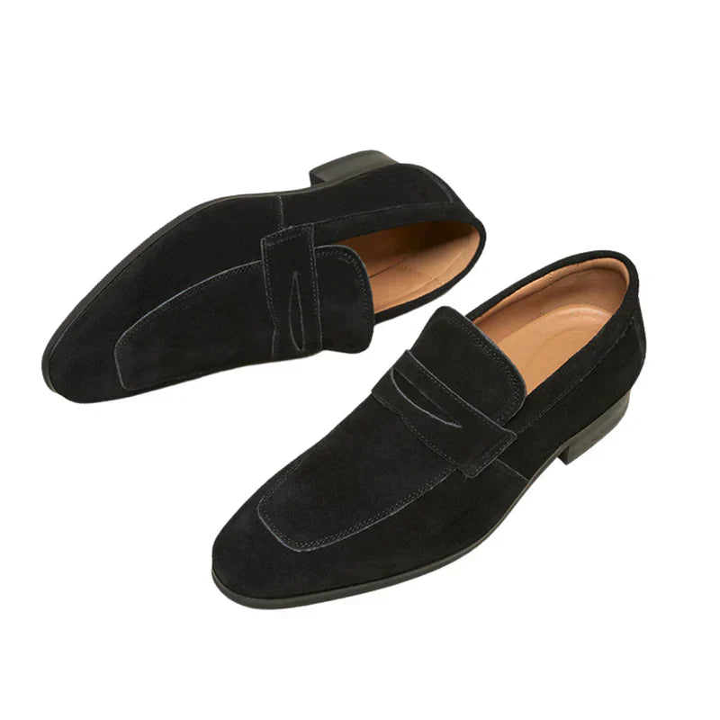 Mystique™ | Old Money Mocassins à lanières en daim
