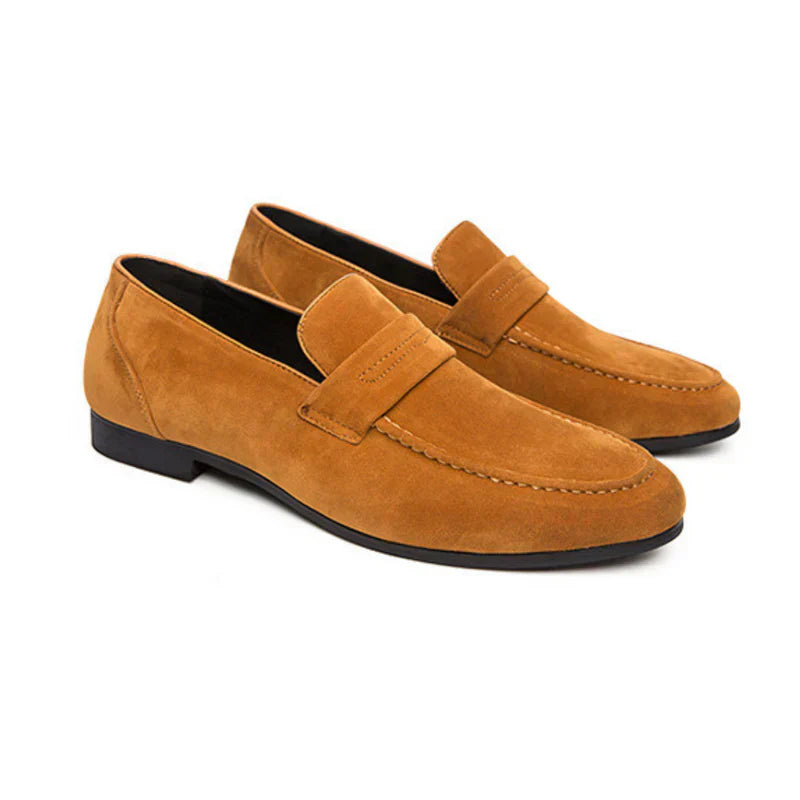 Mystique™ | Old Money Mocassins à lanières en daim